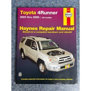 Toyota 4Runner Manual Service Haynes Chilton Book 2003-2009 #92079